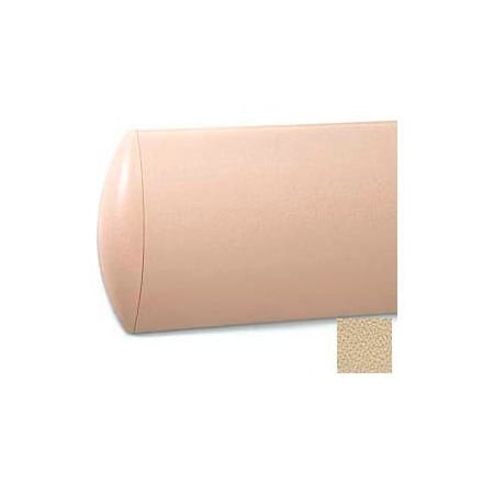 Pawling Crescent Shaped Wall Guard, Aluminum Retainer, 8"H x 12'L, Woodlands WG-7-12-22